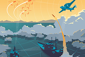 Illustration of air defense